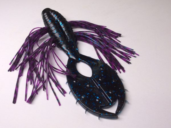 The Punch - Blue-Black with Grape Craw