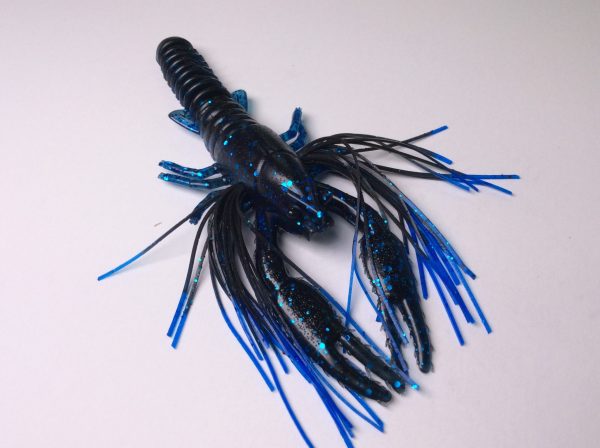 Tightlines UV Whiskers T-Craw - Blue/Black with Blue Tip