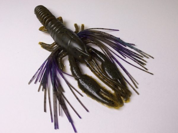 Tightlines UV Whiskers T-Craw - Green Pumpkin with Tonic