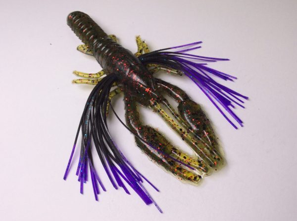 Tightlines UV Whiskers T-Craw - Watermelon Red with Purple Tip