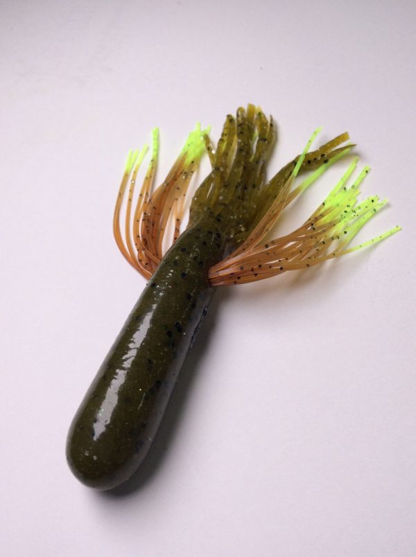 Green with Pumpkin Chartreuse Tip